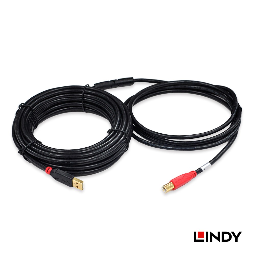 LINDY USB 2.0アクティブケーブル、A/B、10m (型番:42761) jWlHWNHPtO