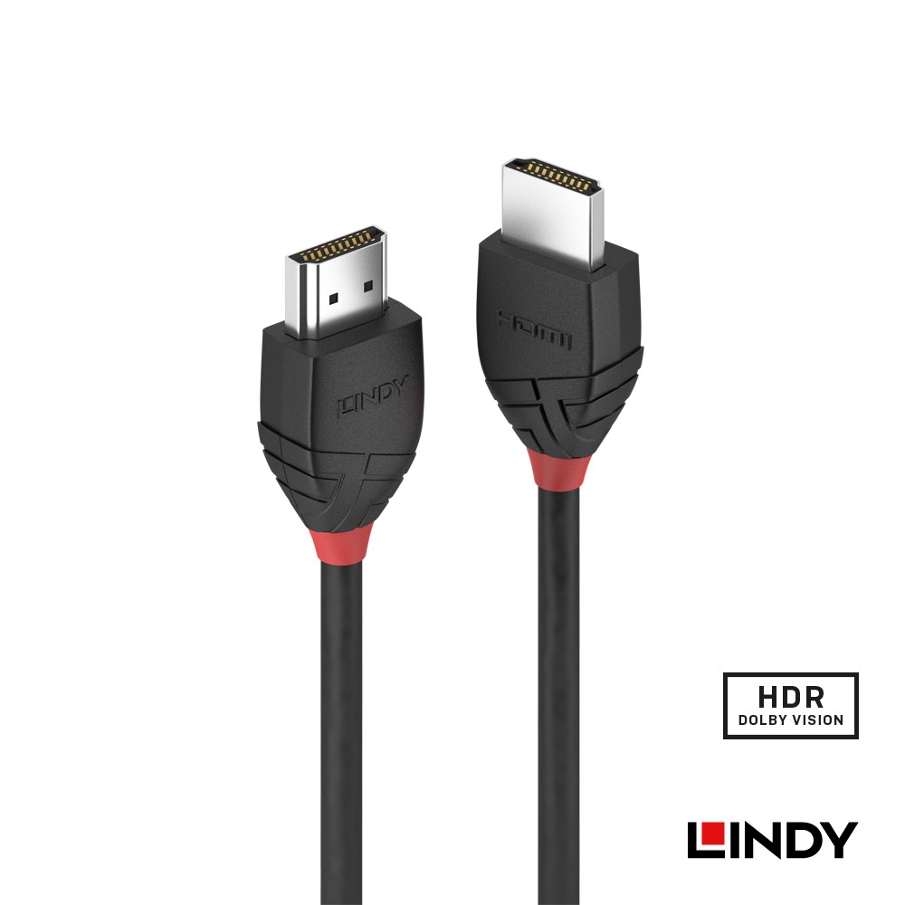 36471-BLACK LINE HDMI 2.0(Type-A) 公 to 公 傳輸線  1m