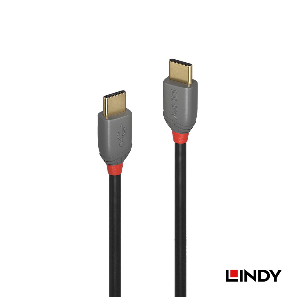36870 - ANTHRA LINE USB 2.0 Type-C 公 to 公 傳輸線, 0.5m