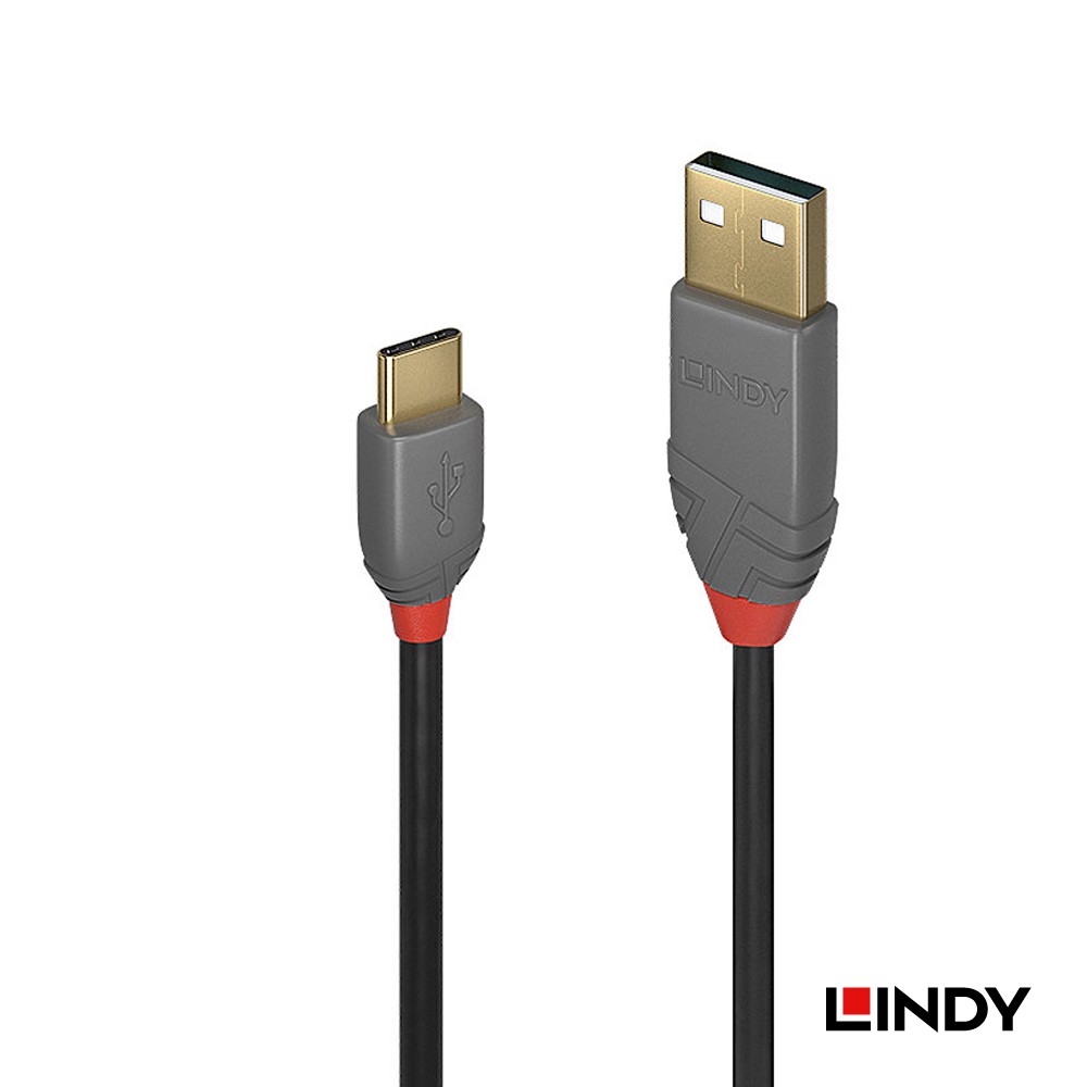 36885 - ANTHRA LINE USB 2.0 Type-C/公 to Type-A/公 傳輸線,0.5m