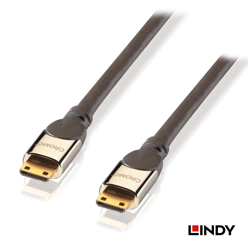 41451 - 鉻系列 MINI HDMI 2.0 C公 to C公 連接線 1m