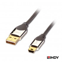 41589 - CROMO 鉻系列 USB2.0 Type-A/公 to Mini-B/公傳輸線 2m