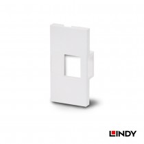 60551 - LINDY 1 port模組/模塊keystone連接面板*4pcs,白色