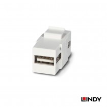60553 - USB2.0 Type A/母 to Type A/母模組/模塊Keystone